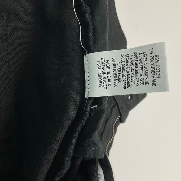 Nili Lotan Hadley Jeans Cropped Flare, Jet Black, Size 4 NWT - Picture 9 of 10